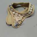 Rabbitgoo Small Dog Harness, Step-in Easy On Soft Light Puppy Vest with Breathable Mesh for Walking, Safe Reflective Pet Harness for Small Sized Dogs, Beige Check S