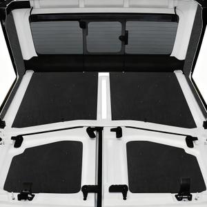 Compatible with Jeep Jeep Gladiator JT Hardtop Liner Insulation Kit 2020-2025 | 18mm Heat & Noise Shield | NO ROOF Removal | Clip + High-Temp Adhesive