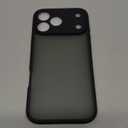 For iPhone 17 Pro Max Case with Stand, Magnetic Compatible with MagSafe, Camera Control Button, Full Lens Protection, Rugged Military Grade Drop, Translucent Matte Slim Case for 17 Promax, Black