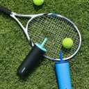 Candy Tumbler, 25 oz Kids Insulated Stainless Steel Water Bottle with Spill Resistant Silicone-Metal Straw and 2-in-1 Lid, BPA-Free, Cup Holder Friendly, Dishwasher Safe, Ocean Blue