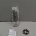 Battery Operated Salt And Pepper Grinder with LED Light, Automatic Electric Gravity Salt And Pepper Shakers, Each 6 AAA Batteries Needed, Adjustable Roughness, 1 Pack (Black)