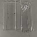 Acrylic Spice Rack Wall Mount-9 Inch, Clear Spice Shelf Storage Holder, 2 Pack Hanging Seasoning Rack Organizer for Cabinet Door, Cupboard or Wall Kitchen (Adhesive or Screw)