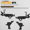 4Pcs RH&LH Headlight Mounting Support Plate Bracket for 13-15 Audi A4 S4