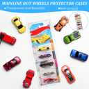 6 Pack 5 Separate Car Protector Case for Hot Wheels Mainline,Protector Packs Compatible with Hot Wheels Model,5 Car Clamshell Display Clamshell Cases Plastic Display Protective Case for Hot Wheel