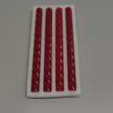 10 Inch Burgundy Spiral Taper Candles, 8 Pack Unscented Dripless Long Burning Candlesticks, Dark Red Glossy Tapered Candles for Dinner Party, Wedding Shower & Home Decor (Burgunry)