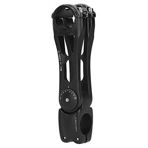 Aluminum Alloy Mountain Bike Stem Adjustable Handlebar Matte Freely Adjustable Cycling Accessory 31.8x145mm Black