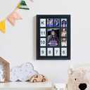2 Pack K-12 Graduation Photo FramesSchool Year Picture Frame, Collage Photo Frame for Baby First Year Keepsake, 12x16 Multi Picture Frame-13 Opening,Great for Children's Photos, Portrait