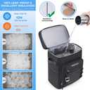 Hulongo Large Waterproof Insulated Cooler Backpack for Men & Women, Leak Proof Cooler Backpack for Camping, Beach, Fishing, Picnic, Travel, Outdoor, 30L, 48Cans, 17.3 X 13 X 7.9"