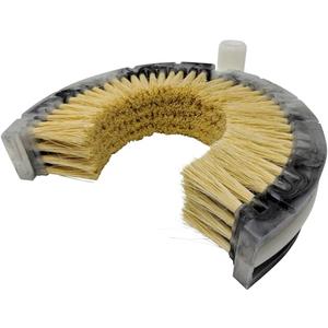 Teravan Curved Wash Brush for Exhaust Stack Pipes with Natural Tampico Fiber, Truck Cleaning Brush, Ideal Scrub Brush for Truck Exhaust Stack Pipes ((8"-10" Diameter)
