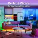 Tenmiro Led Lights for Bedroom 100ft (2 Rolls of 50ft) Music Sync Color Changing Strip Lights with Remote and App Control RGB Strip, for Room Home Party Decoration