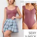 Avidlove Body Suits for Womens Sexy Bodysuit Tank Top Thong Body Suit Seamless Double Lined Going Out Tops