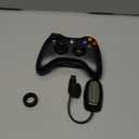 W&O Wireless Controller Compatible with Xbox 360 2.4GHZ Gamepad Joystick Wireless Controller Compatible with Xbox 360 and PC Windows 7,8,10,11 with Receiver (Black)