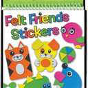 Melissa & Doug On The Go Felt Friends Craft Activity Set with 188 Felt Stickers - FSC Certified