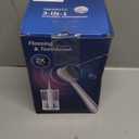 Electric Toothbrush with Water Flosser - Wireless Charging 3 in 1 Flossing Toothbrush - 500ML Professional Cordless Brush and Flosser in One - 5 Brush Modes & 3 Floss Speed (White)