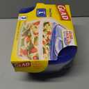 Glad GladWare Deep Dish Food Storage Containers, Large Rectangle - Meal Container Holds up to 64 Ounces of Food - Lock Tight Seal, 3 Count