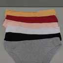 High Waisted Pure Cotton Triangle Underwear for Women Comfortable and Breathable 6 Colors