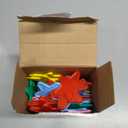 Lenwen 80 Pcs Balloon Weights Plastic Colorful Weights for Balloons for Birthday Party Decoration Wedding Holiday Celebration(Star Shaped,Rainbow)