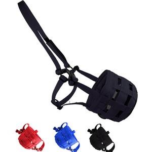 Horse Grazing Muzzle, Comfort Wear Grazing Muzzle for Horses (Large, Black)