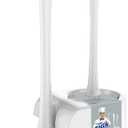 MR.SIGA Toilet Plunger and Bowl Brush Combo for Bathroom Cleaning, White, 1 Set