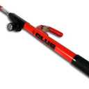Winner International The Club 1000 Original Club Steering Wheel Lock, Red
