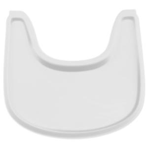 High Chair Tray Easy to Use Baby Tray Safe Fitting High Chair Replacement Tray Smooth Baby Chair Silicone Tray Placemat with Suction(White,1 Piece)