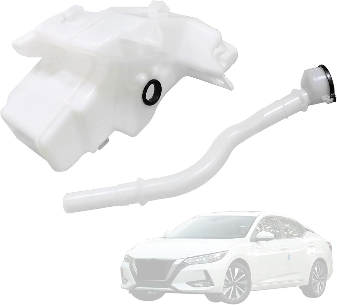 SecosAutoparts Washer Reservoir Windshield Tank Compatible With Toyota Corolla Sedan 2020-2022 Replace# 85315-02690 TO1288242 with Cap Inlet Filler & Pump