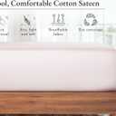 California Design Den Twin Bed Fitted Sheet Only, 100% Cotton, 1 Pc Fitted Sheet Twin Cotton, No Pop-Off Elastic, Durable Sateen Weave (Pink)