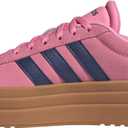 adidas Women's Vl Court Bold Sneakers (7.5, Bliss Pink/Dark Blue/Gold Metallic)