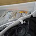 Replacement for Toyota Prius 2006-2009 Headlight Assembly Projector Chrome Left and Right Side Pair