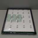 4x6 Picture Frame Collage for Wall, Display 7 Pcs 4x6 Photos with Mat or 12x14 Without Mat, 7 Opening Photo Frame for 4 x 6 Pictures with Shatter Resistant Plexiglass, White Mat, Black