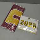 Graduation Decorations Maroon Gold 2025/Burgundy Maroon Graduation Party Decorations ASU/FSU Congrats Grad Porch Sign Burgundy Gold Balloons