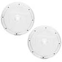 Zorveiio 2Pcs 7” Clear Acrylic Turntable Organizer, Rotating Organizer Swivel Plate for Bathroom Kitchen Cabinet Table Spice Rack Cake Pantry