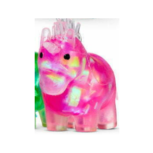 3 Pack Unicorn Stress Relief Balls | Squishy Dough Ball for Party Favors and Adults, Animal Squish Stress Balls for Vase Filler and Home Decoration | Stretch, Pull, Squishy Squeeze Stress Ball (Gold&Rose)