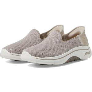 Skechers Women's Go Walk Arch Fit 2.0 Delara Hands Free Slip ins (13, Taupe)