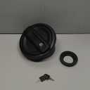 For Jeep JL Gas Cap Cover Locking Fuel Door Cover for 2018-2025 Jeep Wrangler JL Sport Rubicon Sahara Willys & Unlimited 2-Door 4-Door