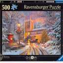 Ravensburger Magical Christmas - 500 Piece Jigsaw Puzzle | Festive & Illuminated Winter Scene | Premium Quality