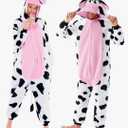 Spooktacular Creations Halloween Dalmatian Dragon Triceratop Unisex Costume, Adult Animal Costume Halloween Costume Party, M