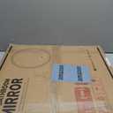 TETOTE Round Led Lighted Bathroom Mirror Matte Black Frame 24 Inch Front and Backlit Circle Round Light up Vanity Mirror with Lights, 3 Color Illuminated Dimmable Anti Fog Wall Mount, IP54 CRI 90+