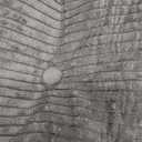 8" Washable Floor Pillow Cushion for Adults, Meditation Cushion Pillow, Large Square Floor Sitting, Removable Tufted Corduroy Cover, for Tatami Living Room or Yoga, 22x22 Inch, Machine Washable (8" Thick(Pack of 1), Dark Grey)