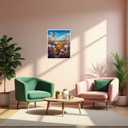 Flowers Paint by Numbers Kit for Adults Beginner Floral Oil Painting Kit Adult Paint by Number Kits on Canvas Wildflower DIY Painting for Beginners Art by Numbers for Gifts Home Wall Decor 16x20 Inch (YF037)