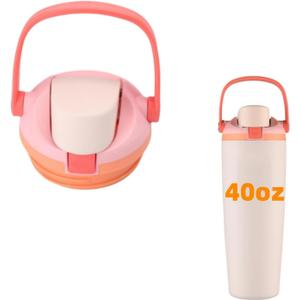 Replacement Lid Compatible with Owala FreeSip Sway 40oz Water Bottle (Pink, For Owala Sway 40oz)