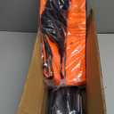 2 Pack 4 x 3 Size Portable Kid Soccer Goals for Backyard, Indoor and Outdoor Pop Up Soccer Goals, Orange, Theresduet