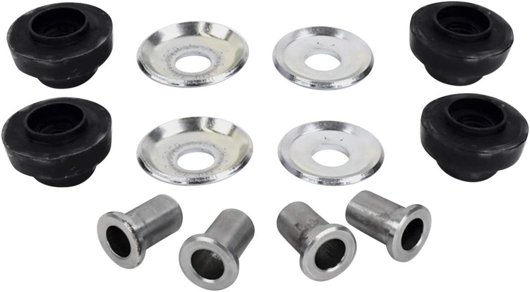 ACP FM-ES017E Driver Side and Passenger Side Suspension Strut Rod Bushing Kit For 66-73 Fairlane, Falcon, Mustang, Cougar, Torino, Comet