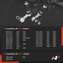 A-Premium 2 x Front RWD Sway Bar Links Stabilizer Bar Links, Fit For Infiniti Nissan - 2007-2023 - Q50, QX50, Q60, G37, Q70, Q70L, Q40, EX35, EX37, G25, G35, M35h, M37, M56, 370Z, Z