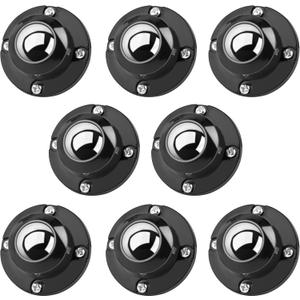 Secbolt Updated Anti-Rust Self Adhesive Caster Wheels 8 Pack, 201 Stainless Steel Stick On Wheels