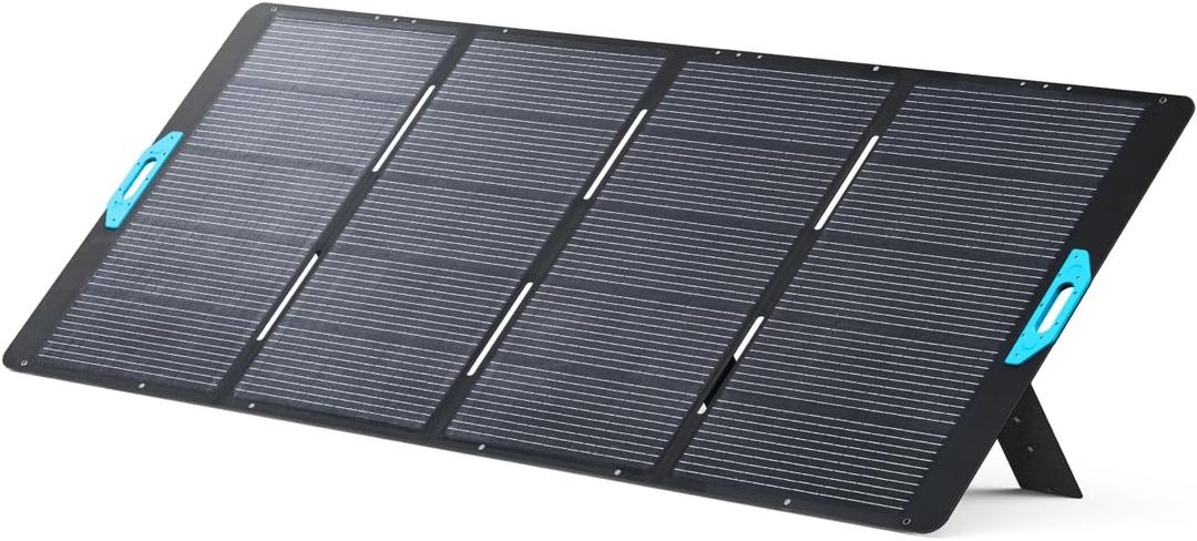 Anker SOLIX PS400 Portable Solar Panel, 400W, for Camping, RVs & Blackouts | 400W Rated Power, Adjustable Kickstand, Foldable, IP67 Waterproof, Smart Sunlight Alignment, for Outdoor and Emergencies, 35.94"L x 26.89"W x 1.97"H