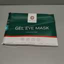 Medi Grade Cooling Eye Mask for Puffy Eyes, Allergies, Sinuses - Reusable Gel Eye Mask and Cooling Pads with Thermo-Bag for Dark Circles, Hangovers and Migraine Relief - Cold Eyemask