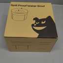 1Gallon No Spill Dog Water Bowl-3.8L Large Capacity, BPA-Free, Anti-Splash & Anti-Digging Design with Non-Slip Base for Messy Drinkers (Sapphire)