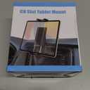 Car Tablet Holder CD Slot, Adjustable Arm CD Player Tablet Mount, 360 Rotation Vehicle CD Insert Clamp for iPad Pro 13 12.9 Mini Air, Galaxy Tab/Z Fold/Z Flip, iPhone, More 4-13" Devices