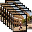 Giftgarden 8.5x11 Picture Frame Black Set of 16, Lightweight 8.5 by 11 Certificate Frames for Award Diploma Document office Wall or Tabletop Display